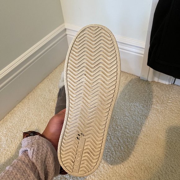 PRADA suede shearling slip on sneakers - Picture 8 of 11